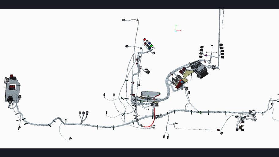 Mecalac - 3D Harness view