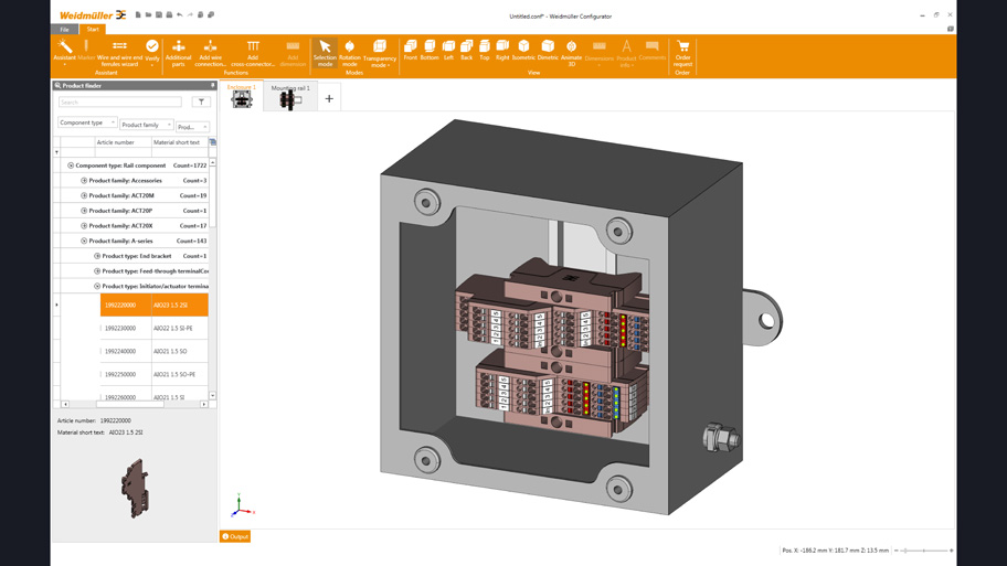 weidmüller configurator for klemmleisten