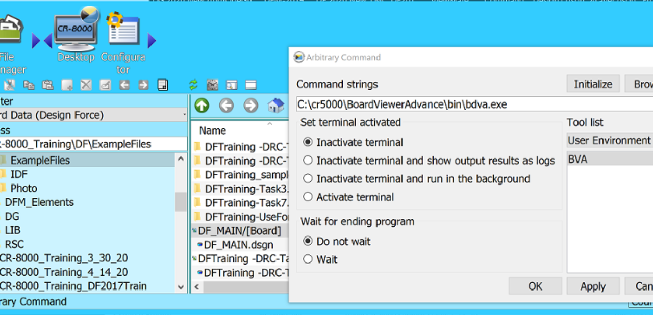 How to Register a Command for the Tool List in CR-8000 Engineering Desktop