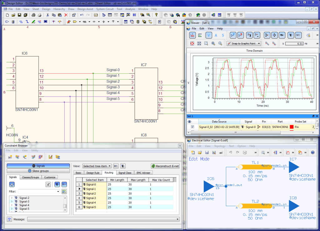 System-level PCB design. Design Gateway for system level circuit engineering