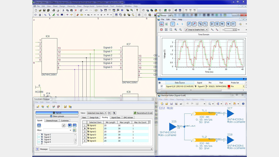 pcb creation based on logical circuit design. System-level PCB design. Design Gateway for system level circuit engineering