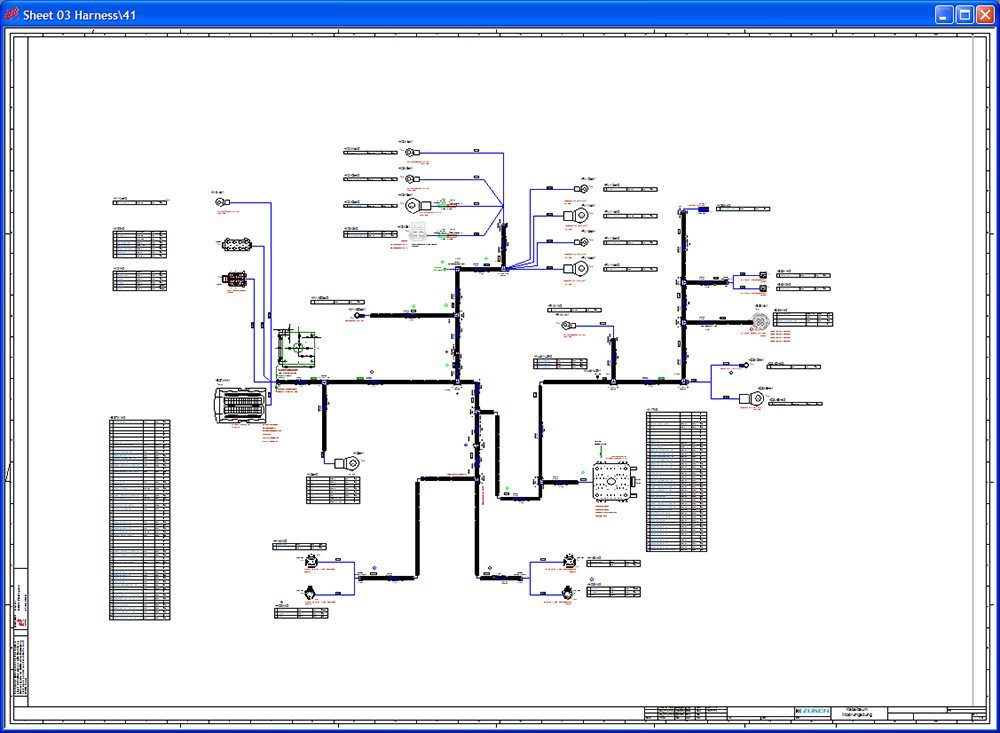 Wire harness documentation - e3 Formboard