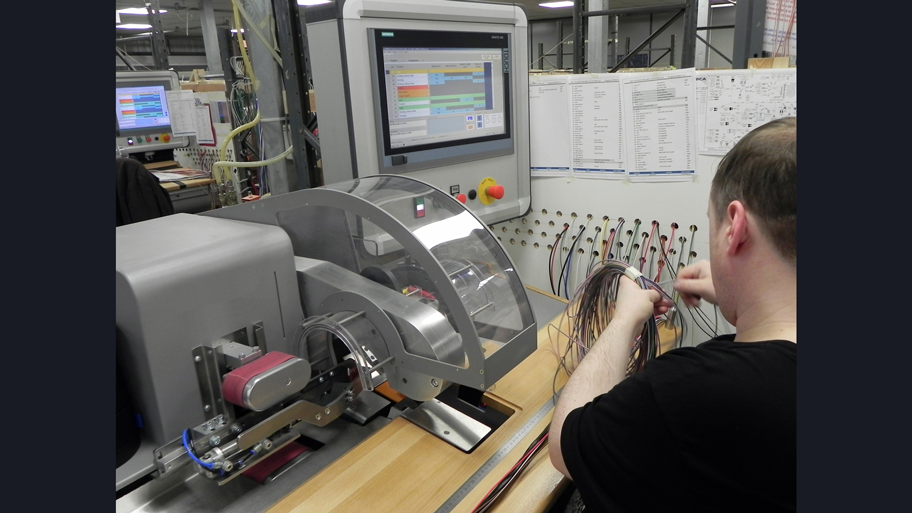 Wire harness assembly line