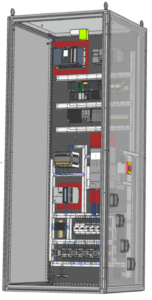 panel design tool, electrical panel building tools, control panel building tools, all achieved in E3