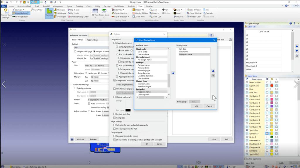 Generate intelligent multi-page PDFs of your PCB designs - CR-8000 Design Force