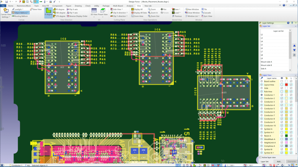 Maintian circuit performance with the Placement Using Template feature - CR-8000 Design Force 