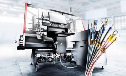 Smart Cabinet: Cable applications using ultrasonic technology for modern control cabinet assembly
