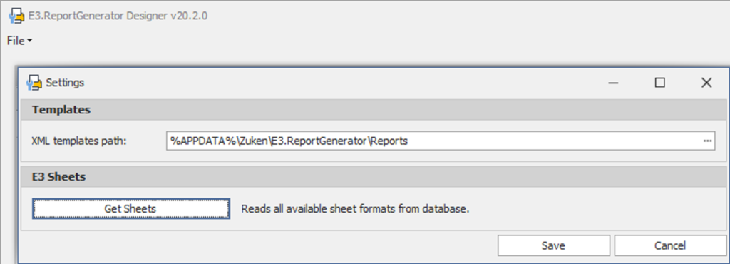 create customised e3.series reports