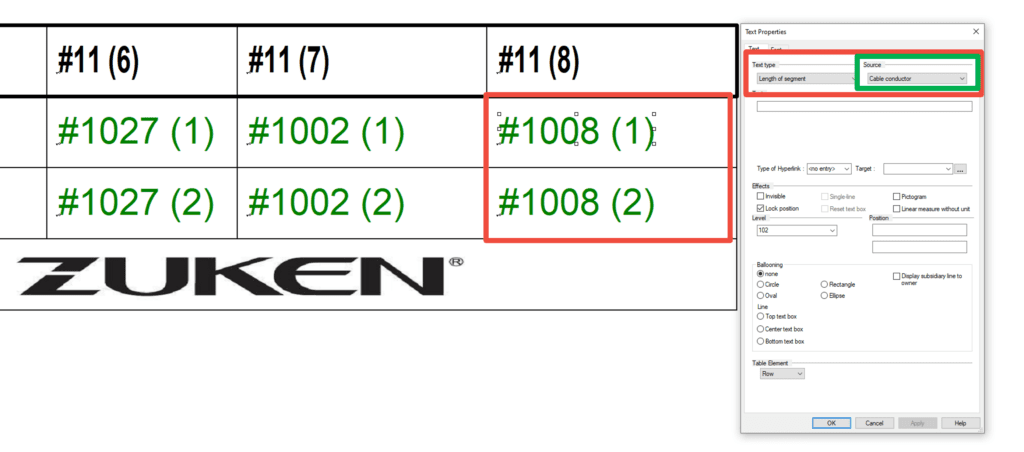 Update harness lengths - E3.series 2022 release