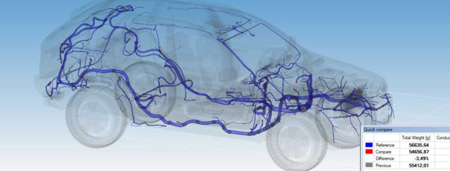 3D Wire Harness Topology Exploration and Optimization