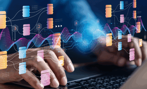 MBSE data flow visualization, symbolizing advanced systems engineering.