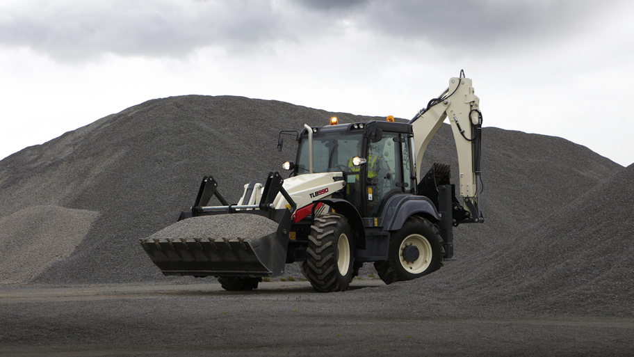 Mecalac - The TLB900 backhoe loader.