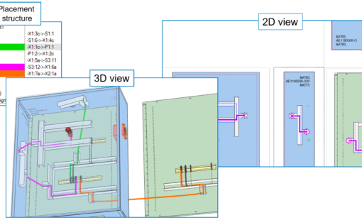 E3.series Release 2021 - Routing path of a wire can be displayed with a single command