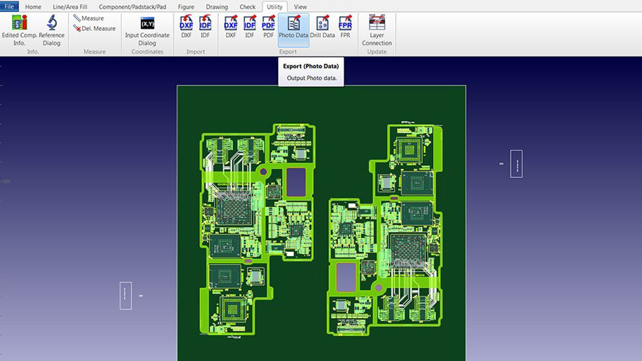 PCB Assembly Drawing with DFM Elements