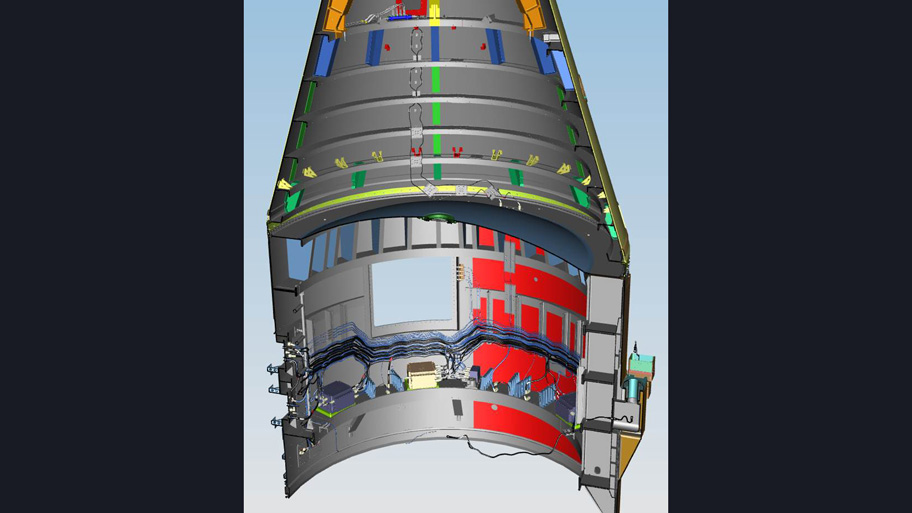 E3.series electrical design platform model for the ATK shuttle