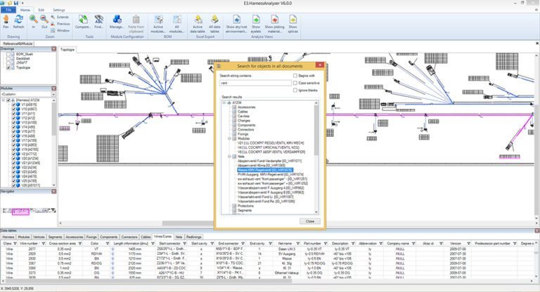 E3.harness analyzer