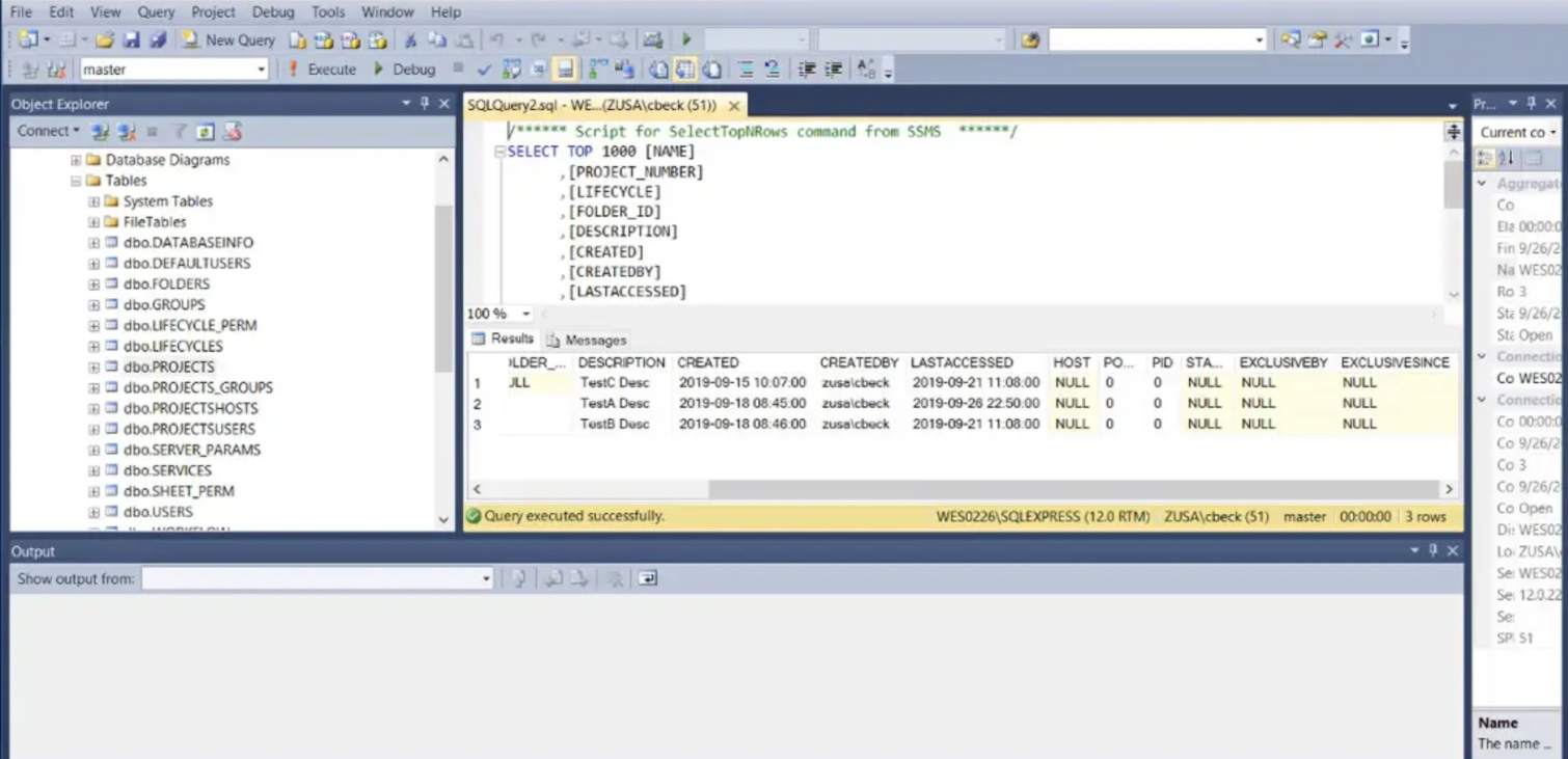 Reporting E3.Series Multiuser Project Information