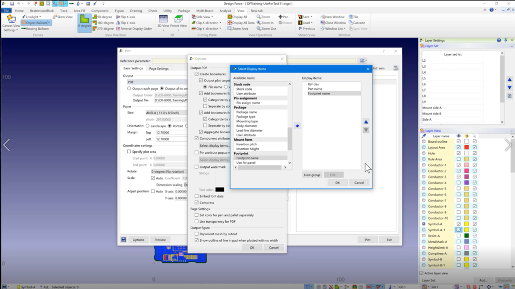 Image of PDFs generated with the Plot tool. Benefits for PCB Designers. Zuken