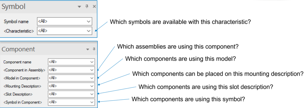 E3.series library search options