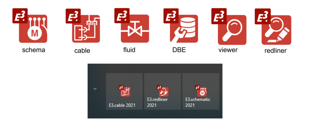 E3.series 2021 start-up icons