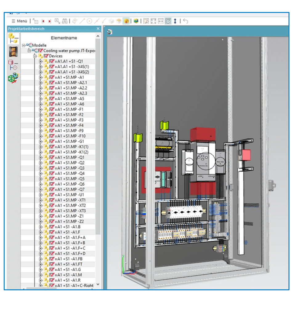 3D cabinet export in JT Format