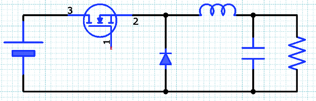 A simple implementation of an SMPS buck regulator