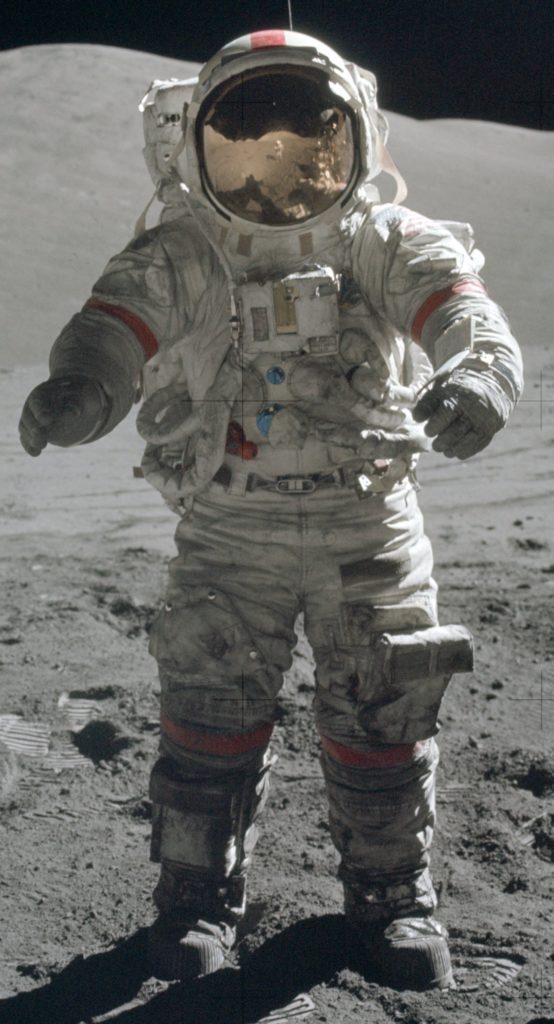 Astronaut from Apollo 17 