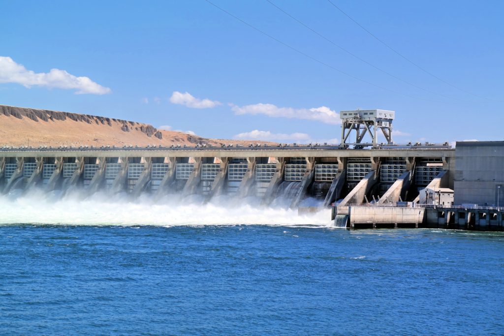 Power Hydroelectric Dam River Water Landscape