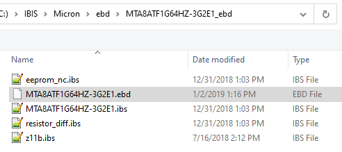 Importing the EBD model into the SLM