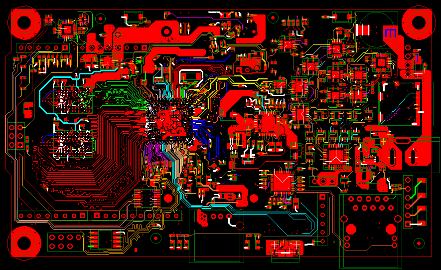 Red and black PCB Board - CR-8000 Release 2023