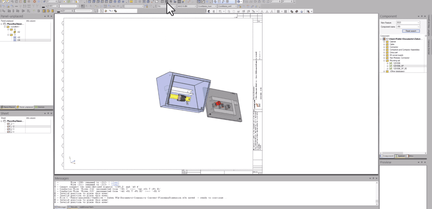 Placing Models In Control Panel Design