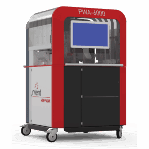 nVent PWA-6000 automated wire processing machine with integrated display and enclosure.