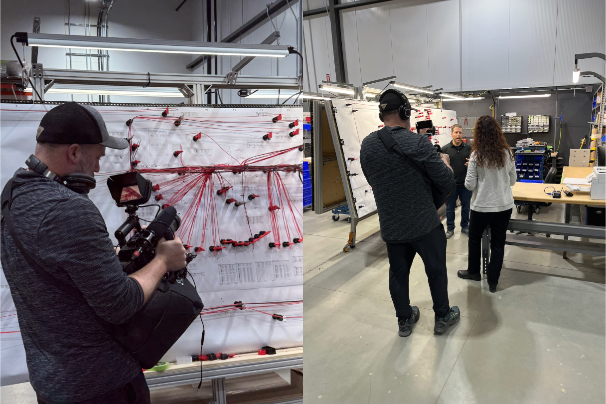 Zuken video crew filming the Zeal Motors Fat Truck customer success story